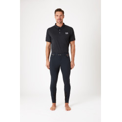 Pantalón de equitación con culera completa B Vertigo Damien hombre Gris antracita oscuro
