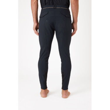 Pantalón de equitación con culera completa B Vertigo Damien hombre Gris antracita oscuro Pantalón de equitación con culera completa B Vertigo Damien hombre Gris antracita oscuro