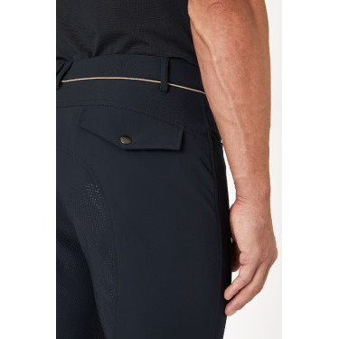 Pantalón de equitación con culera completa B Vertigo Damien hombre Gris antracita oscuro Pantalón de equitación con culera completa B Vertigo Damien hombre Gris antracita oscuro