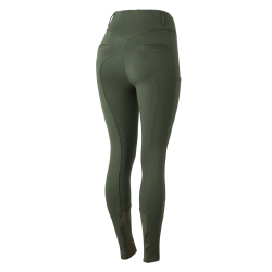 Pantalón de agarre integral para todas las estaciones Horze Mira Verde escarabajo Pantalón de agarre integral para todas las estaciones Horze Mira Verde escarabajo