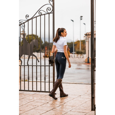Pantalón de equitación de asiento completo Meghan B Vertigo de talle alto para mujer Pantalón de equitación de asiento completo Meghan B Vertigo de talle alto para mujer