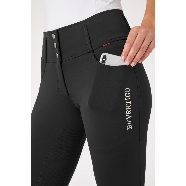 Pantalón de equitación de asiento completo Meghan B Vertigo de talle alto para mujer Pantalón de equitación de asiento completo Meghan B Vertigo de talle alto para mujer