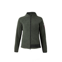 Chaqueta de equitación polar elástica B Vertigo Cleo para mujer Verde hiedra