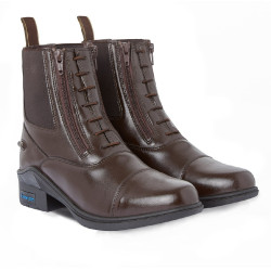 Botas Horze de cuero Horze Kingston con doble cremallera para mujer Botas Horze de cuero Horze Kingston con doble cremallera para mujer