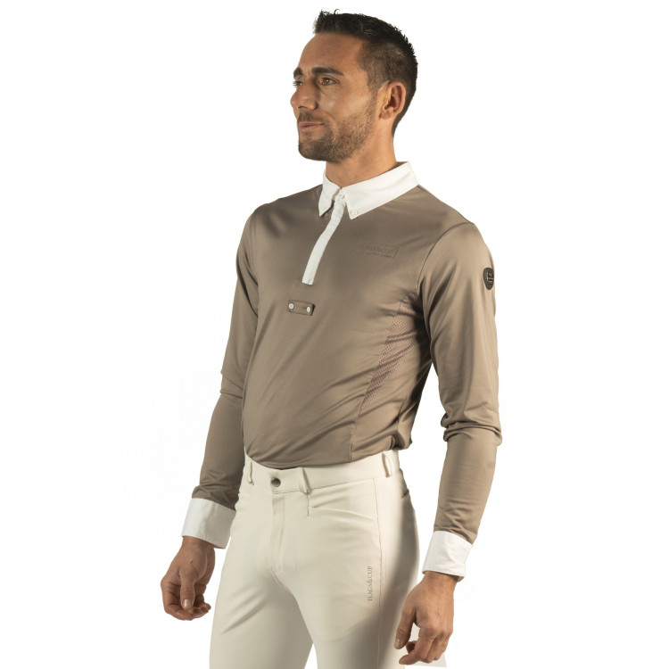 Polo hombre Bankso de manga larga Flags & Cup