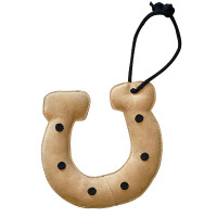 Juguete para caballos de cuero Canter Herradura