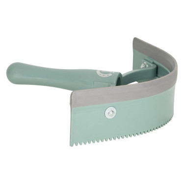 Cuchillo térmico de pvc curvo con goma Imperial Riding Verde salvia