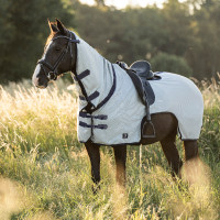 Cubre-rin de malla anti-moscas Imperial Riding Royce Gris Plateado Cubre-rin de malla anti-moscas Imperial Riding Royce Gris Plateado