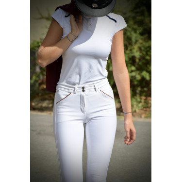 Pantalón Pénélope Point Sellier Blanco Pantalón Pénélope Point Sellier Blanco