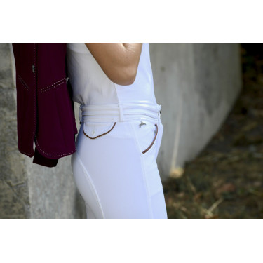 Pantalón Pénélope Point Sellier Blanco Pantalón Pénélope Point Sellier Blanco