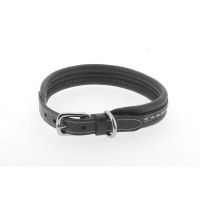 Collar para perro Pénélope Point Sellier Viejo modelo negro