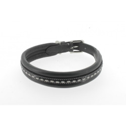 Collar para perro Pénélope Point Sellier Viejo modelo negro