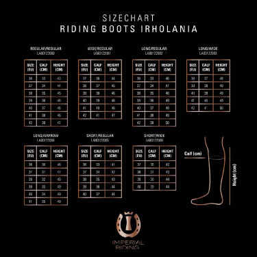 Botas de equitación Imperial Riding Olania Largo/Estrecho Botas de equitación Imperial Riding Olania Largo/Estrecho
