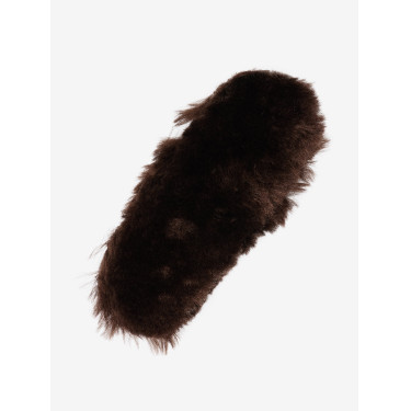 Funda de muserola mentonera LeMieux Simuwool Castaño Marrón Funda de muserola mentonera LeMieux Simuwool Castaño Marrón