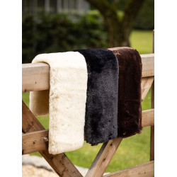 Fundas para cincha de adiestramiento LeMieux Simuwool para deslizar Natural Marr&amp;amp;amp;oacute;n