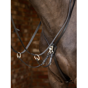 Martingala con anillos Kudos LeMieux Martingala con anillos Kudos LeMieux