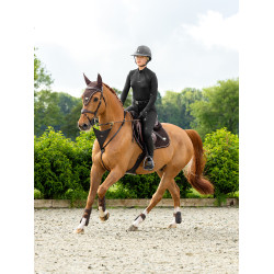 Alfombra LeMieux Puissance Ante Close Contact Cuadrada Castaño Marrón