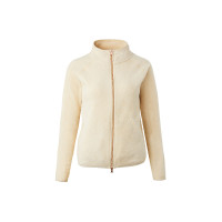 Dames fleecevest Zelda Horze Tapioca beige