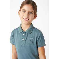 Polo funcional Rae Horze para niño Azul duende