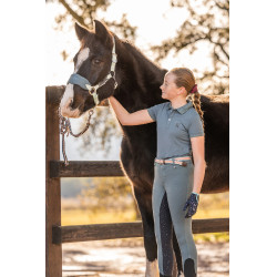 Polo funcional Rae Horze para niño Azul duende