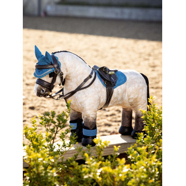 Orejeras anti-moscas LeMieux Mini Pony Azúl pacídico Orejeras anti-moscas LeMieux Mini Pony Azúl pacídico