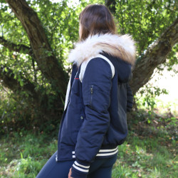 Cazadora Pénélope Lyon Marino / blanco roto Azul marino Cazadora Pénélope Lyon Marino / blanco roto Azul marino