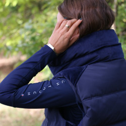 Chaqueta acolchada Pénélope Sonia sin mangas Azul marino Chaqueta acolchada Pénélope Sonia sin mangas Azul marino