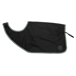 Regendecke/Fleecedecke Kimito Flags & Cup Negro / Verde oscuro