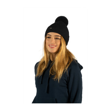 Gorro ecuestre térmico con pompón desmontable Gorro ecuestre térmico con pompón desmontable