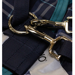 Manta Horseware Rhino Plus Vari-Layer 250g Marino a cuadros / azul verdoso Azul marino