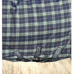 Manta Horseware Rhino Wug Vari-Layer 450g Verde a cuadros / azul marino