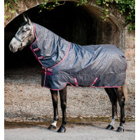 Manta Horseware Amigo Hero Ripstop Plus con cubrecuello 0g Estampado HW azul marino