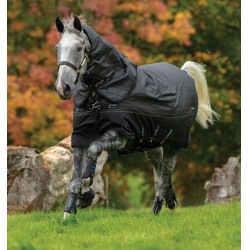Cobertura Horseware Amigo Bravo 12 Reflectech Plus 250g Negro / reflectante