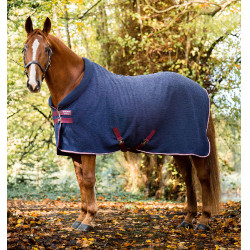Manta polar Horseware en relieve Cozy Neck