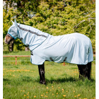 Cubre-moscas Horseware Amigo Bug Rug 0g Azul celeste / negro Cubre-moscas Horseware Amigo Bug Rug 0g Azul celeste / negro
