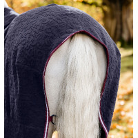 Manta polar Horseware en relieve Jersey Estampado HW azul marino
