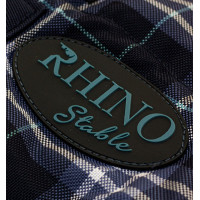 Manta de cuadra Horseware Rhino Original Vari-Layer 250g Marino a cuadros / índigo Azul marino Manta de cuadra Horseware Rhino Original Vari-Layer 250g Marino a cuadros / índigo Azul marino