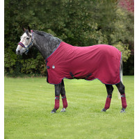 Manta de cuadra Horseware Rambo Helix Disc 0g Burdeos / burdeos