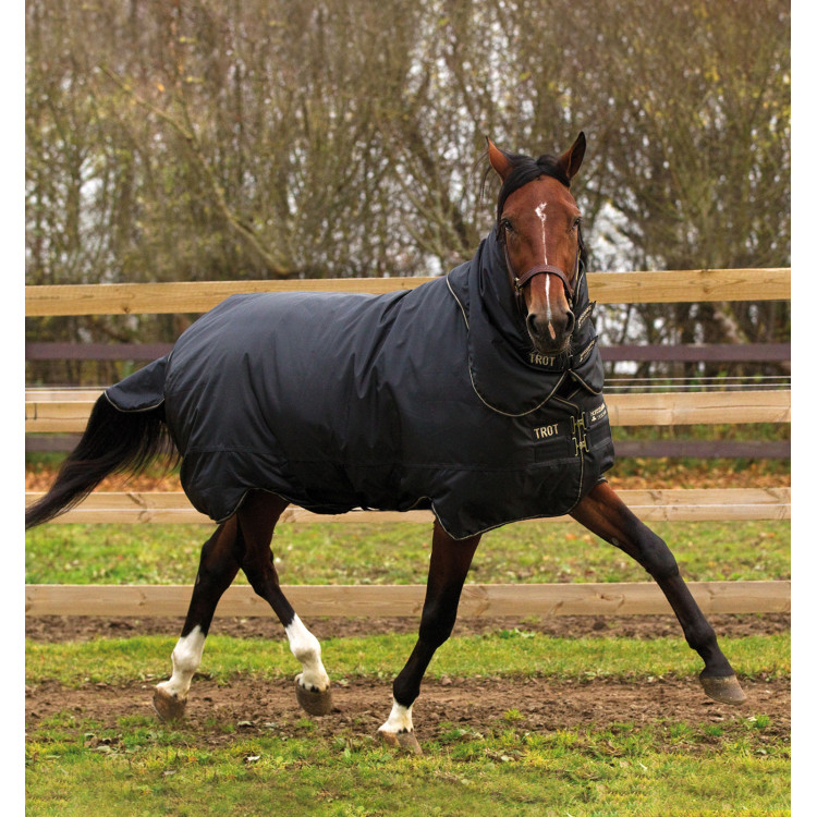 Manta Horseware Trot Plus con cuello incorporado 350g