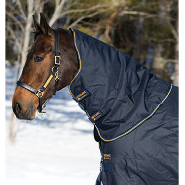 Cubrecuellos Horseware 150g para manta Amigo XL Marino / marino / oro Azul marino