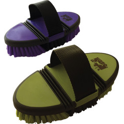 Cepillo de raíces de nylon Hippo-Tonic Softgrip flexible Cepillo de raíces de nylon Hippo-Tonic Softgrip flexible