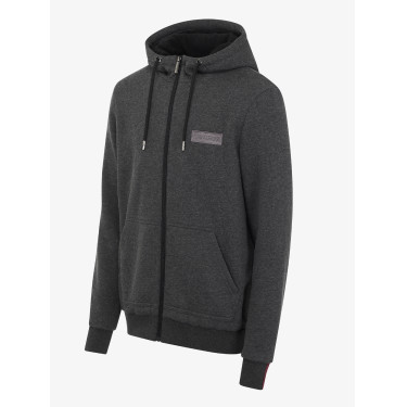 Sudadera con capucha y cremallera para hombre LeMieux de forro polar Sudadera con capucha y cremallera para hombre LeMieux de forro polar