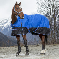 Manta Equi-Theme TYREX 1200D Aisance High Neck Azúl / negro