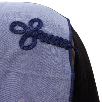 Manta Riñonera Polar Con Brandeburgo Canter Azul marino