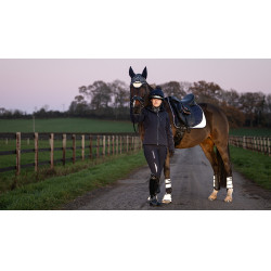 LeMieux Suede Dressage Square Reflective Azul marino LeMieux Suede Dressage Square Reflective Azul marino