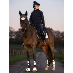 LeMieux Suede Dressage Square Reflective Azul marino LeMieux Suede Dressage Square Reflective Azul marino