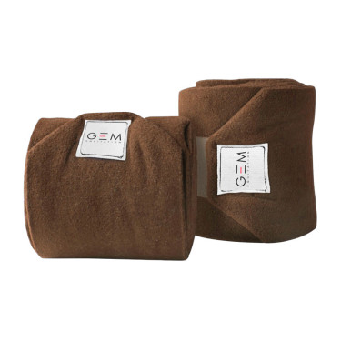 Vendajes de polo GEM Castaño Marr&amp;amp;oacute;n