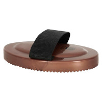 Peine de curry de PVC con mango Imperial Riding Bronce metalizado Marr&amp;amp;amp;oacute;n