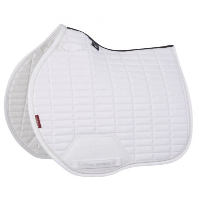 Mantilla LeMieux EJ binding - suede Blanco / plata / blanco