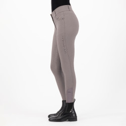 Pantalón de equitación HV Polo Favourite Midwaist FullGrip Arena oscuro Gris